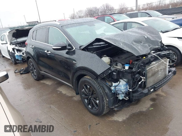 2018 Kia Sportage EX with VIN KNDPNCAC4J7409914, listed as a IAAI auction lot 41654833 with 142,057 mi miles and . Bid and sale history available at carsss.com. Image 1.
