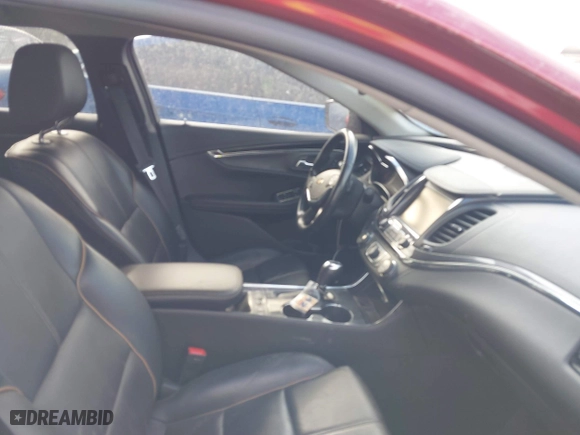 2018 Chevrolet Impala Premier with VIN 2G1125S30J9160625, listed as a IAAI auction lot 38112753 with 121,144 mi miles. Bid and sale history available at carsss.com. Image 5.