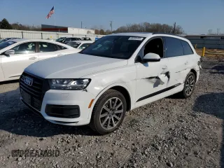 2018 Audi Q7 Premium Plus with VIN WA1LAAF70JD002047, listed as a Copart auction lot 48326485 with 115,116 mi miles and Salvage Title. Bid and sale history available at carsss.com. Image 1.