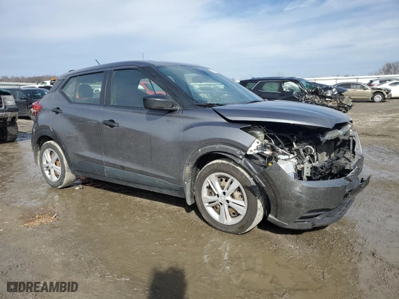 2020 Nissan Kicks S with VIN 3N1CP5BV0LL495504, listed as a Copart auction lot 45858555 with 119,259 mi miles and Salvage Title. Bid and sale history available at carsss.com. Image 4.