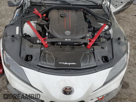 2023 Toyota Supra 3.0 z VIN WZ1DB0G09PW061258, wystawiony jako Copart lot #77875554 z przebiegiem Nie podano mil oraz Szkoda całkowita • Salvage title. Historia ofert i sprzedaży dostępna na DreamBid. Obrazek 11.