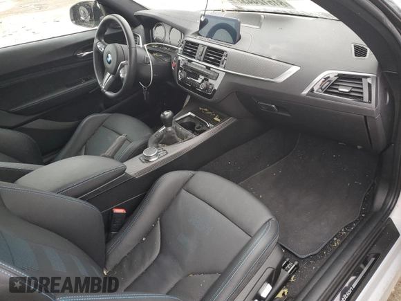 2021 BMW M2 Competition with VIN WBS2U7C08M7J70601, listed as a Copart auction lot 81512443 with 11,570 mi miles. Bid and sale history available at carsss.com. Image 8.