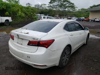 2016 Acura TLX with VIN 19UUB1F34GA011978, listed as a Copart auction lot 50348394 with 90,569 mi miles and Salvage Title. Bid and sale history available at carsss.com. Image 3.