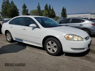 2012 Chevrolet Impala LS Fleet with VIN 2G1WF5E34C1126565, listed as a Copart auction lot 60233495 with 154,528 mi miles and Salvage title. Bid and sale history available at DreamBid. Image 4.