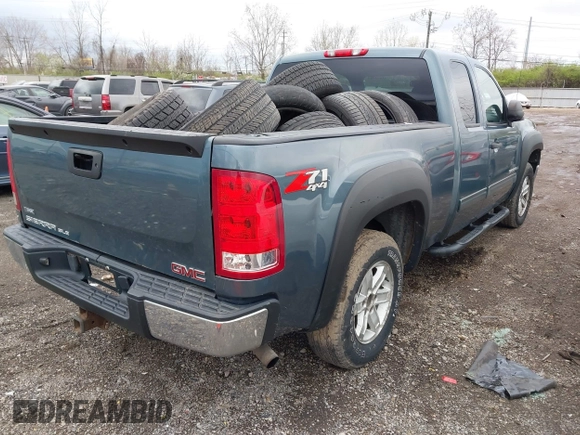 2009 GMC Sierra 1500 SLE with VIN 1GTEK29009Z214672, listed as a IAAI auction lot 41941003 with 165,546 mi miles. Bid and sale history available at carsss.com. Image 4.