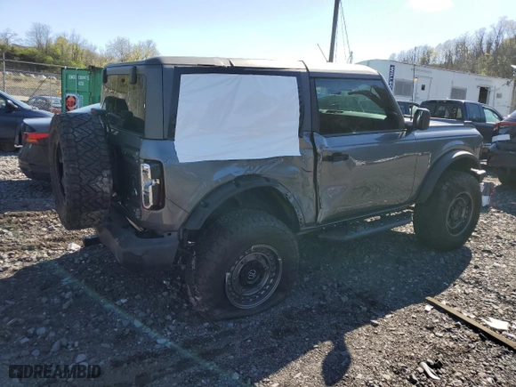 2022 Ford Bronco with VIN 1FMDE5AH5NLB19801, listed as a Copart auction lot 78381344 with 7,759 mi miles and Salvage Title. Bid and sale history available at carsss.com. Image 3.