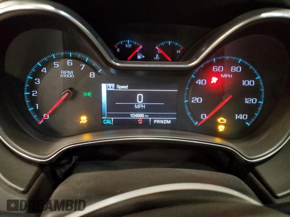 2015 Chevrolet Impala LTZ with VIN 1G1165S38FU137737, listed as a Copart auction lot 52447995 with 104,999 mi miles and Salvage Title. Bid and sale history available at DreamBid. Image 9.