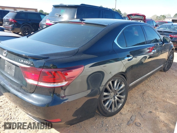 2013 Lexus LS 460 L с VIN JTHGL5EFXD5049858, выставлен на аукционе IAAI как лот 41859412 с пробегом 112 376 миль миль и . История ставок и продаж доступна на DreamBid. Изображение 4.