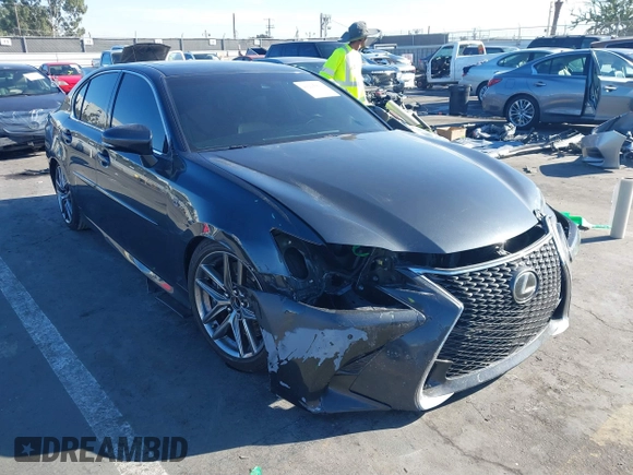 2018 Lexus GS with VIN JTHBZ1BL2JA014729, listed as a IAAI auction lot 41225803 with 60,587 mi miles. Bid and sale history available at carsss.com. Image 1.