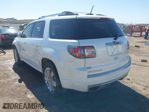 2016 GMC Acadia Denali with VIN 1GKKRTKDXGJ230105, listed as a IAAI auction lot 41750001 with 205,431 mi miles. Bid and sale history available at carsss.com. Image 3.