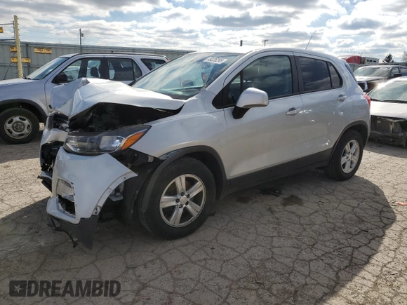 2020 Chevrolet Trax LS with VIN 3GNCJKSB2LL322934, listed as a Copart auction lot 49228295 with 104,391 mi miles and Salvage title. Bid and sale history available at DreamBid. Image 1.