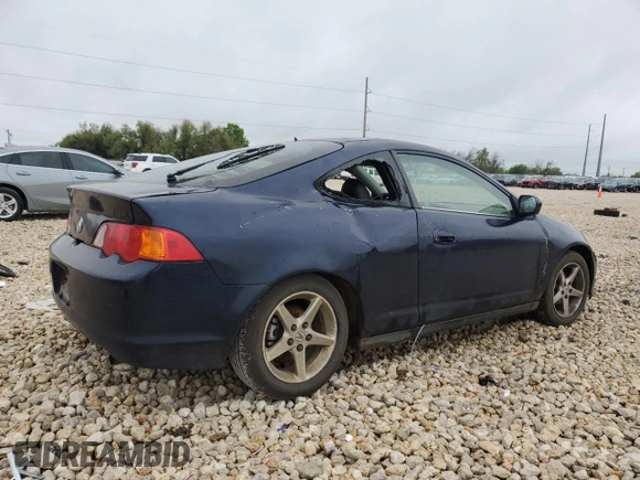 2002 Acura RSX Manual with VIN JH4DC53822C009788, listed as a Copart auction lot 50845835 with 0 mi miles and Salvage Title. Bid and sale history available at carsss.com. Image 3.