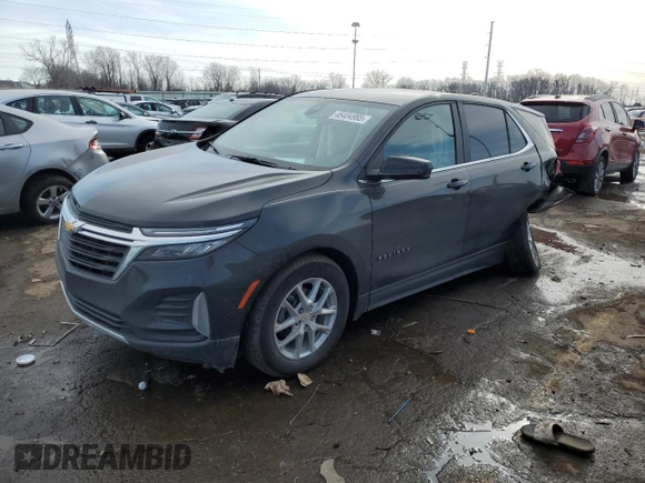 2024 Chevrolet Equinox LT with VIN 3GNAXKEG5RL373687, listed as a Copart auction lot 46404985 with 13,958 mi miles and Clean Title. Bid and sale history available at DreamBid. Image 1.