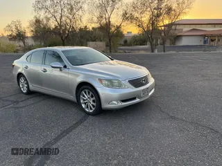 2009 Lexus LS 460 with VIN JTHCL46F795001457, listed as a Copart auction lot 55901025 with 148,490 mi miles and Salvage Title. Bid and sale history available at DreamBid. Image 1.