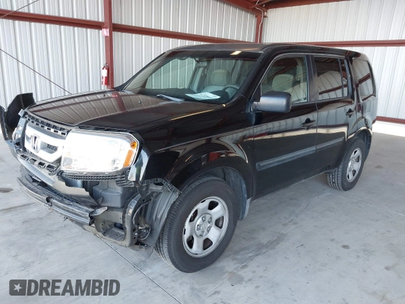 2010 Honda Pilot LX with VIN 5FNYF3H22AB010735, listed as a IAAI auction lot 41345443 with 109,024 mi miles and . Bid and sale history available at DreamBid. Image 2.