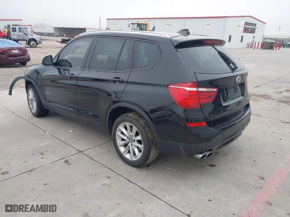 2017 BMW X3 sDrive28i with VIN 5UXWZ7C38H0V92806, listed as a IAAI auction lot 41513267 with 88,103 mi miles. Bid and sale history available at carsss.com. Image 3.