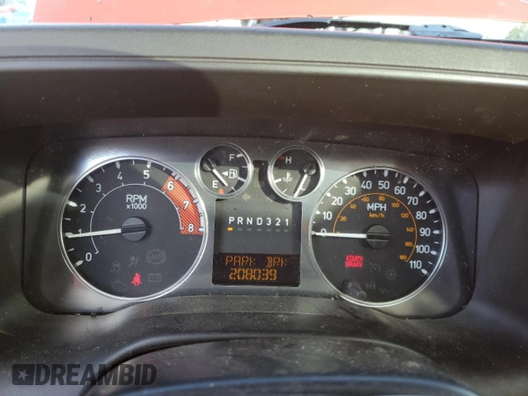 2008 Hummer H3 SUV Alpha with VIN 5GTEN63LX88186099, listed as a Copart auction lot 47097095 with 208,039 mi miles and Salvage Title. Bid and sale history available at carsss.com. Image 9.