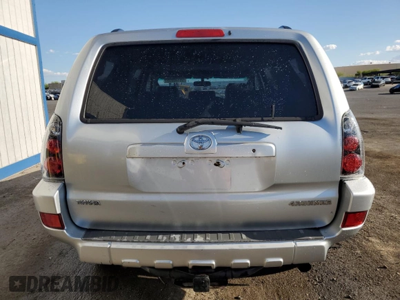 2004 Toyota 4Runner SR5 with VIN JTEBT14R040037663, listed as a Copart auction lot 55180835 with 130,849 mi miles and Clean Title. Bid and sale history available at DreamBid. Image 6.