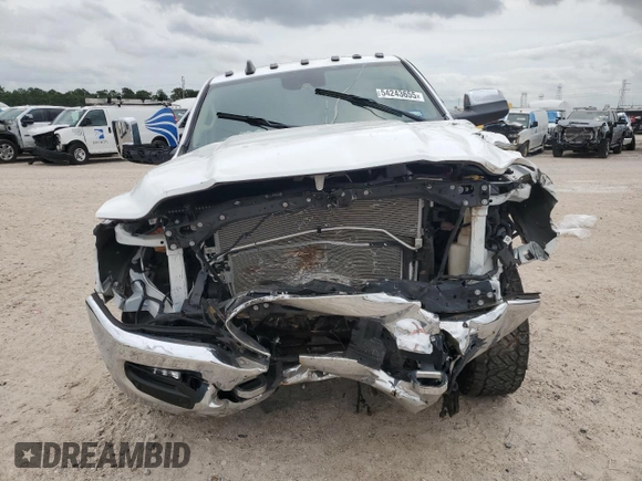 2022 Ram 2500 Laramie with VIN 3C6UR5FJ3NG219405, listed as a Copart auction lot 54243655 with 9,213 mi miles and Salvage Title. Bid and sale history available at carsss.com. Image 5.