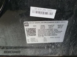 2022 GMC Terrain SLE with VIN 3GKALTEVXNL265475, listed as a IAAI auction lot 42682678 with 74,688 mi miles and . Bid and sale history available at DreamBid. Image 5.