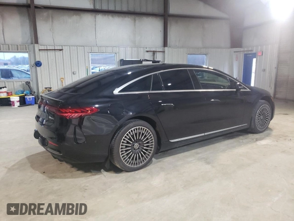 2022 Mercedes-Benz EQS 580 z VIN W1KCG4EB8NA020966, wystawiony jako Copart lot #52406925 z przebiegiem 9 507 mil mil oraz Szkoda całkowita • Salvage title. Historia ofert i sprzedaży dostępna na DreamBid. Obrazek 3.