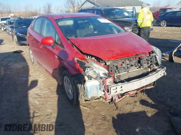 2011 Toyota Prius I with VIN JTDKN3DU3B5345280, listed as a IAAI auction lot 41787295 with 184,474 mi miles. Bid and sale history available at carsss.com. Image 1.