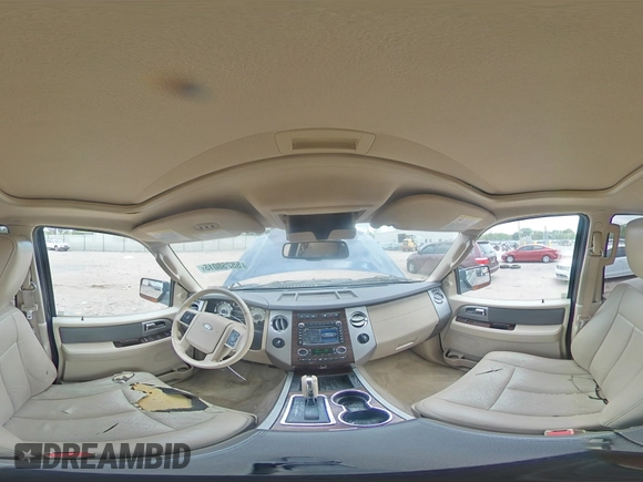 2012 Ford Expedition Max King Ranch with VIN 1FMJK1J51CEF41527, listed as a Copart auction lot 55258015 with 147,358 mi miles and Salvage title. Bid and sale history available at DreamBid. Image 15.