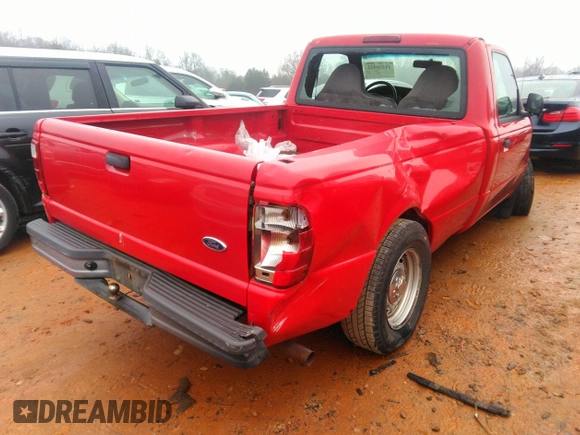2001 Ford Ranger XL with VIN 1FTYR10C11TA11520, listed as a IAAI auction lot 41226422 with 170,792 mi miles. Bid and sale history available at carsss.com. Image 4.