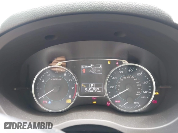 2016 Subaru Crosstrek Limited с VIN JF2GPALC3G8333361, выставлен на аукционе IAAI как лот 42385830 с пробегом 79 817 миль миль и . История ставок и продаж доступна на DreamBid. Изображение 7.