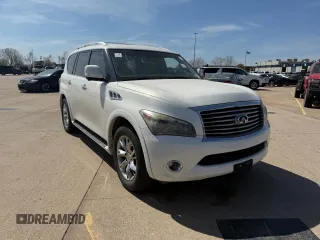 2011 Infiniti QX56 8-passenger with VIN JN8AZ2ND9B9701883, listed as a Copart auction lot 51156535 with 163,050 mi miles and Clean Title. Bid and sale history available at carsss.com. Image 1.