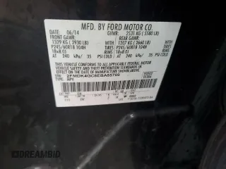 2014 Ford Edge SE z VIN 2FMDK4GC8EBA85769, wystawiony jako Copart lot #57787725 z przebiegiem 173 183 mil mil oraz Czysty tytuł • Clean title. Historia ofert i sprzedaży dostępna na DreamBid. Obrazek 13.