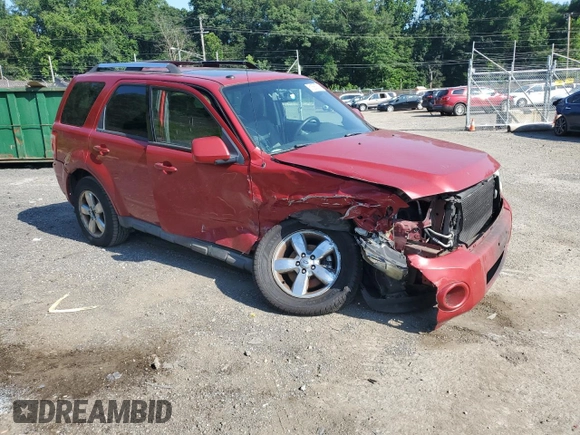 2010 Ford Escape Limited with VIN 1FMCU9EG0AKA79585, listed as a Copart auction lot 61580715 with Not provided miles and Salvage title. Bid and sale history available at DreamBid. Image 4.