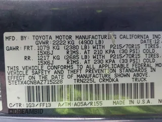 2010 Toyota Tacoma with VIN 5TETX4CN8AZ715228, listed as a IAAI auction lot 41671375 with 68,028 mi miles and . Bid and sale history available at DreamBid. Image 9.