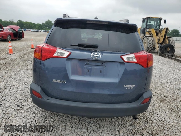 2014 Toyota RAV4 Limited with VIN 2T3DFREV9EW221527, listed as a Copart auction lot 61225505 with 104,286 mi miles and Salvage title. Bid and sale history available at DreamBid. Image 6.