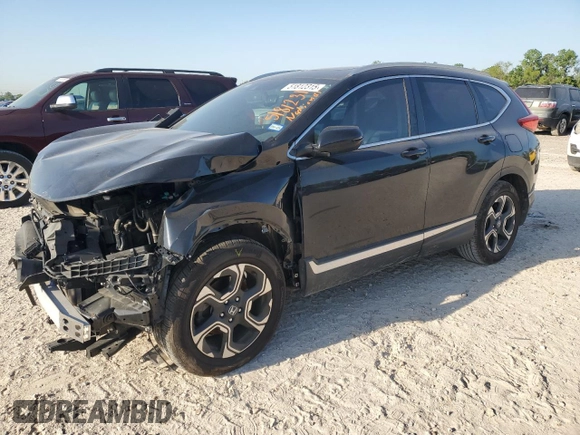 2017 Honda CR-V Touring with VIN 5J6RW1H97HL016344, listed as a Copart auction lot 51812315 with 47,795 mi miles and Salvage Title. Bid and sale history available at carsss.com. Image 1.