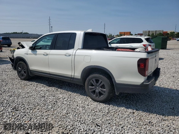 2019 Honda Ridgeline Sport with VIN 5FPYK3F12KB032801, listed as a Copart auction lot 59238595 with 41,000 mi miles and Salvage title. Bid and sale history available at DreamBid. Image 2.
