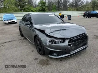 2019 Audi S4 Premium Plus z VIN WAUB4AF48KA115193, wystawiony jako Copart lot #58429795 z przebiegiem 53 054 mil mil oraz Szkody całkowita. Historia ofert i sprzedaży dostępna na DreamBid. Obrazek 13.