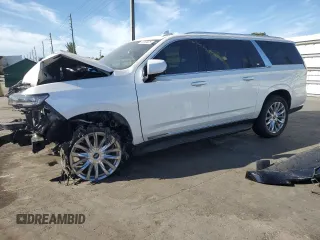 2021 Cadillac Escalade z VIN 1GYS3KKL3MR443385, wystawiony jako Copart lot #50169975 z przebiegiem 127 348 mil mil oraz Szkoda całkowita • Salvage title. Historia ofert i sprzedaży dostępna na DreamBid. Obrazek 1.