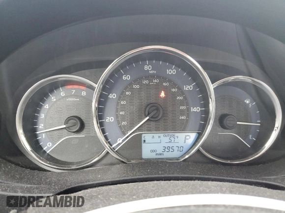 2014 Toyota Corolla L with VIN 2T1BURHE8EC144815, listed as a Copart auction lot 55920915 with 39,570 mi miles and Salvage title. Bid and sale history available at DreamBid. Image 9.