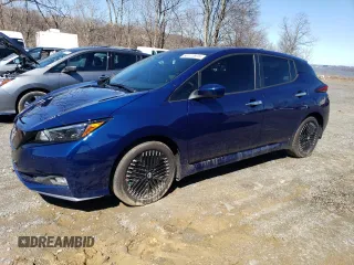 2024 Nissan LEAF SV PLUS with VIN 1N4CZ1CV3RC551816, listed as a Copart auction lot 50177975 with 4,246 mi miles and Salvage Title. Bid and sale history available at carsss.com. Image 1.