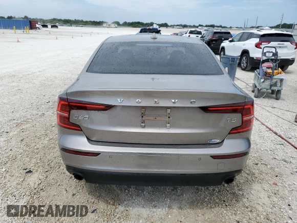 2019 Volvo S60 Momentum with VIN 7JR102FK6KG009242, listed as a Copart auction lot 48970384 with 37,002 mi miles. Bid and sale history available at carsss.com. Image 6.
