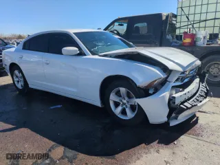 2014 Dodge Charger SE with VIN 2C3CDXBGXEH326447, listed as a Copart auction lot 50826525 with 142,747 mi miles and Salvage Title. Bid and sale history available at carsss.com. Image 4.