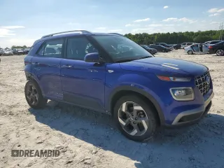 2022 Hyundai Venue SEL with VIN KMHRC8A30NU201933, listed as a Copart auction lot 52323305 with 43,752 mi miles and Salvage title. Bid and sale history available at DreamBid. Image 4.