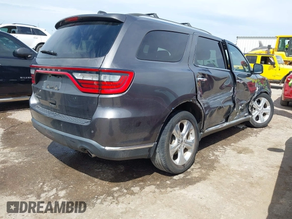 2015 Dodge Durango SXT with VIN 1C4RDHAG8FC127866, listed as a IAAI auction lot 42188826 with 127,689 mi miles and . Bid and sale history available at DreamBid. Image 4.