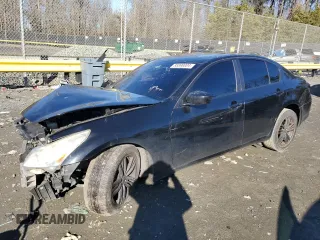 2013 Infiniti G37 x with VIN JN1CV6AR3DM357317, listed as a Copart auction lot 85890004 with 122,399 mi miles and Salvage Title. Bid and sale history available at carsss.com. Image 1.