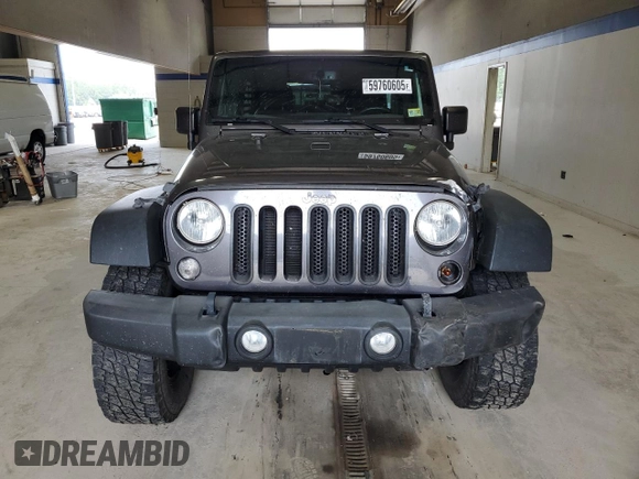 2016 Jeep Wrangler Unlimited Sport z VIN 1C4BJWDG8GL188601, wystawiony jako Copart lot #59760605 z przebiegiem 102 062 mil mil oraz Szkoda całkowita • Salvage title. Historia ofert i sprzedaży dostępna na DreamBid. Obrazek 5.