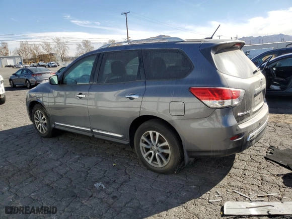 2016 Nissan Pathfinder SL with VIN 5N1AR2MN9GC663955, listed as a Copart auction lot 89099105 with 120,621 mi miles and Clean Title. Bid and sale history available at carsss.com. Image 2.