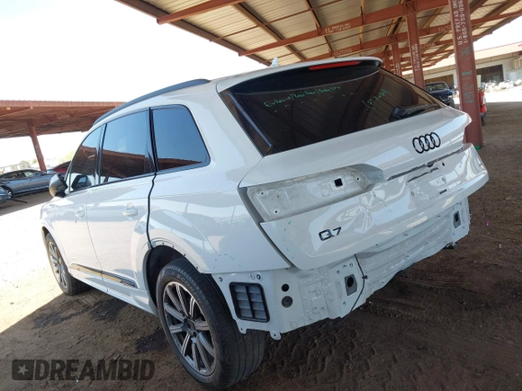 2023 Audi Q7 Premium Plus with VIN WA1LCBF75PD006040, listed as a IAAI auction lot 42478728 with 29,457 mi miles and . Bid and sale history available at DreamBid. Image 19.