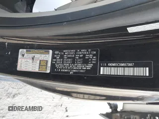 2021 Kia Sedona LX with VIN KNDMB5C1XM6673667, listed as a IAAI auction lot 40759077 with Not Provided miles and . Bid and sale history available at carsss.com. Image 9.