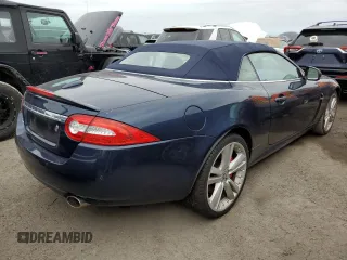2011 Jaguar XK with VIN SAJWA4GB9BLB41127, listed as a Copart auction lot 75502694 with 0 mi miles and Salvage Title. Bid and sale history available at carsss.com. Image 3.